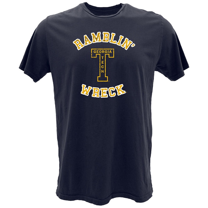 Georgia Tech Yellow Jackets Genus Puff Vintage T-Shirt