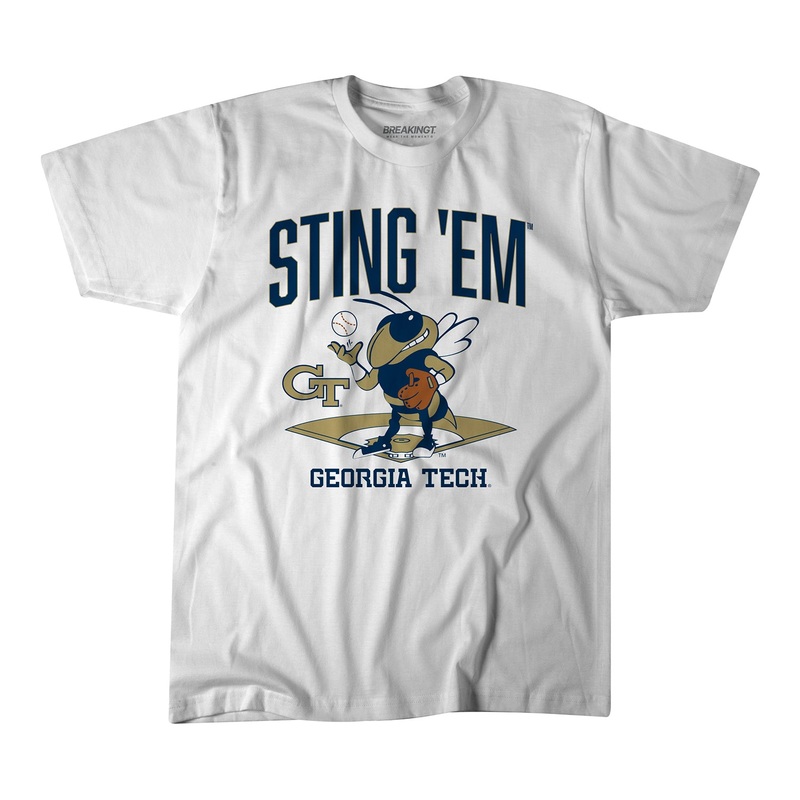 Georgia Tech Yellow Jackets Sting Em’ Baseball T-Shirt
