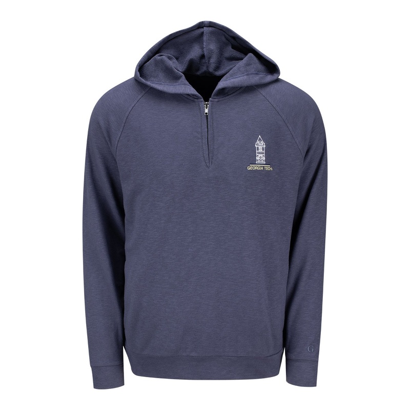 Georgia Tech Yellow Jackets Tech Tower Hooded Sweatshirt