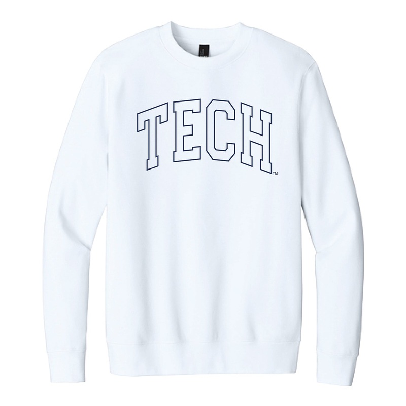 Georgia Tech Yellow Jackets Tech Wordmark Crewneck Sweatshirt