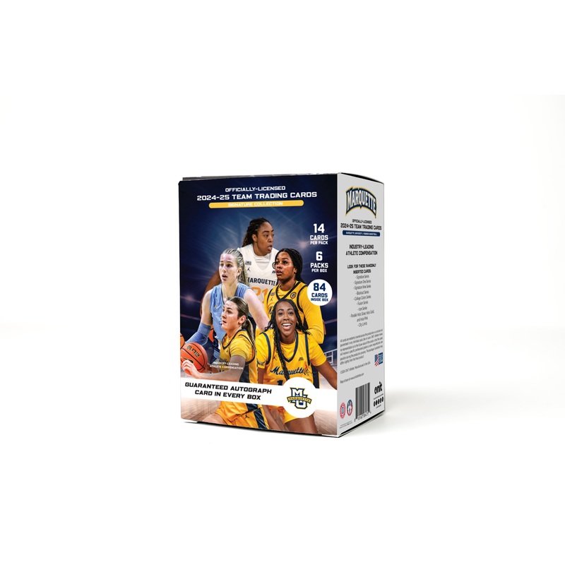 Marquette University 2024-25 Women’s Basketball Trading Cards – Platinum Box with Guaranteed Autograph