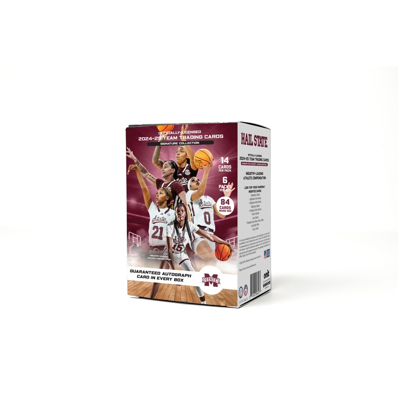 Mississippi State University 2024-25 Women’s Basketball Trading Cards – Platinum Box with Guaranteed Autograph