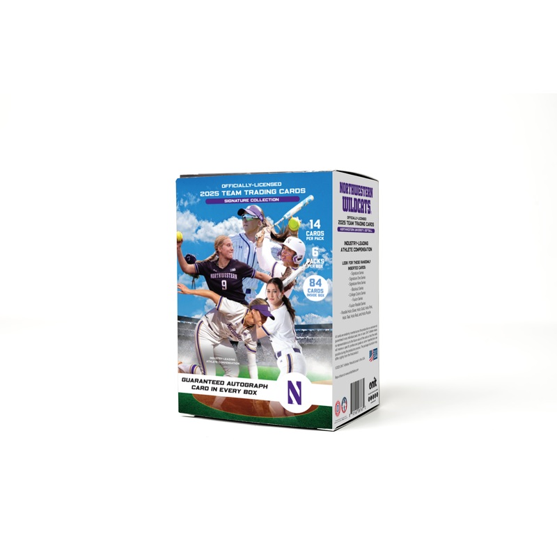 Northwestern University 2025 Softball Trading Cards – Platinum Box with Guaranteed Autograph
