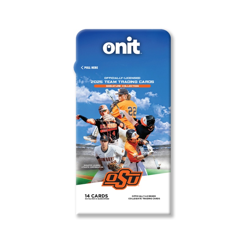 Oklahoma State University 2025 Baseball Trading Cards – Single Pack