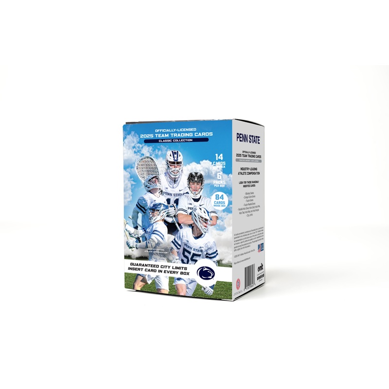 Penn State University 2025 Men’s Lacrosse Trading Cards – Blaster Box