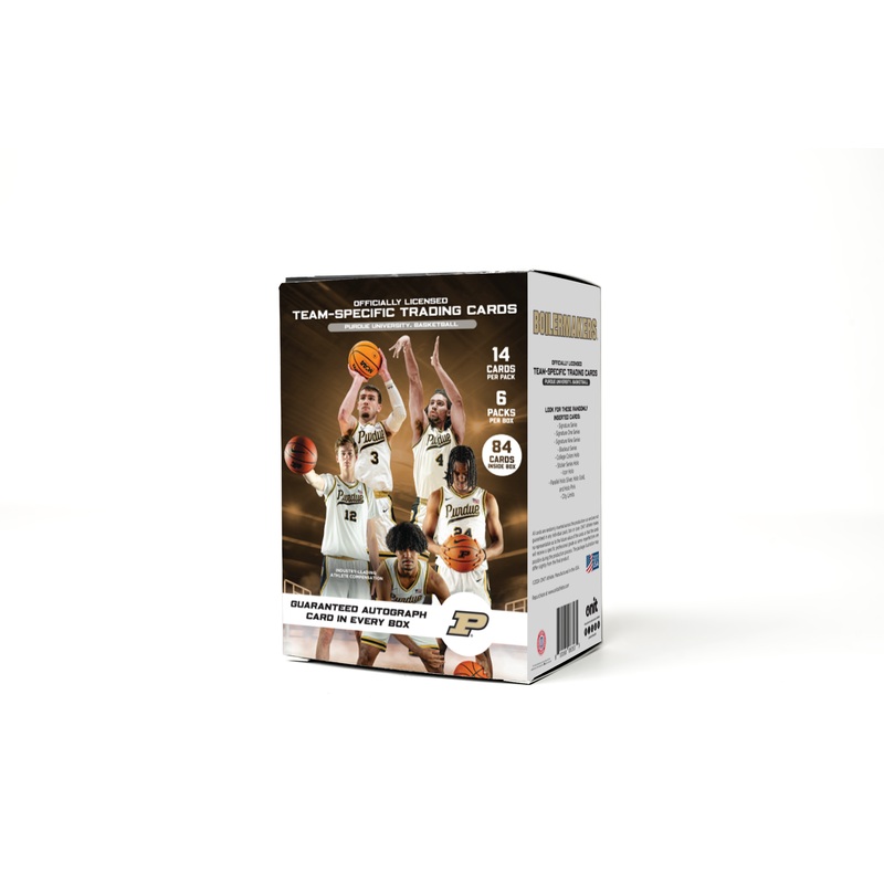 Purdue University NIL Men’s Basketball – 2024-25 Signature Trading Cards – Platinum Box with Guaranteed Autograph