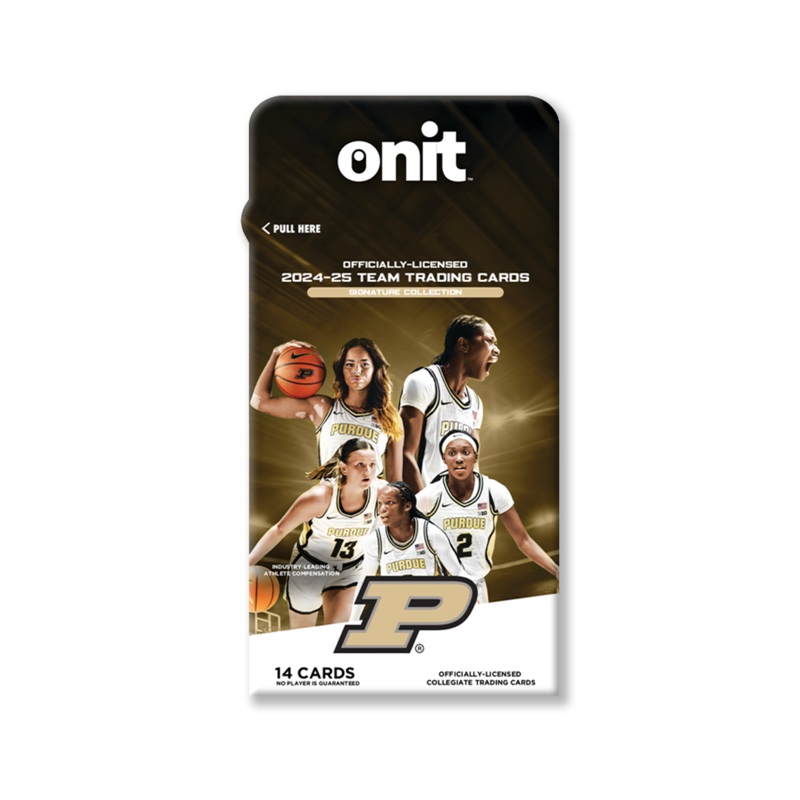 Purdue University NIL Women’s Basketball – 2024-25 Signature Trading Cards – Single Pack