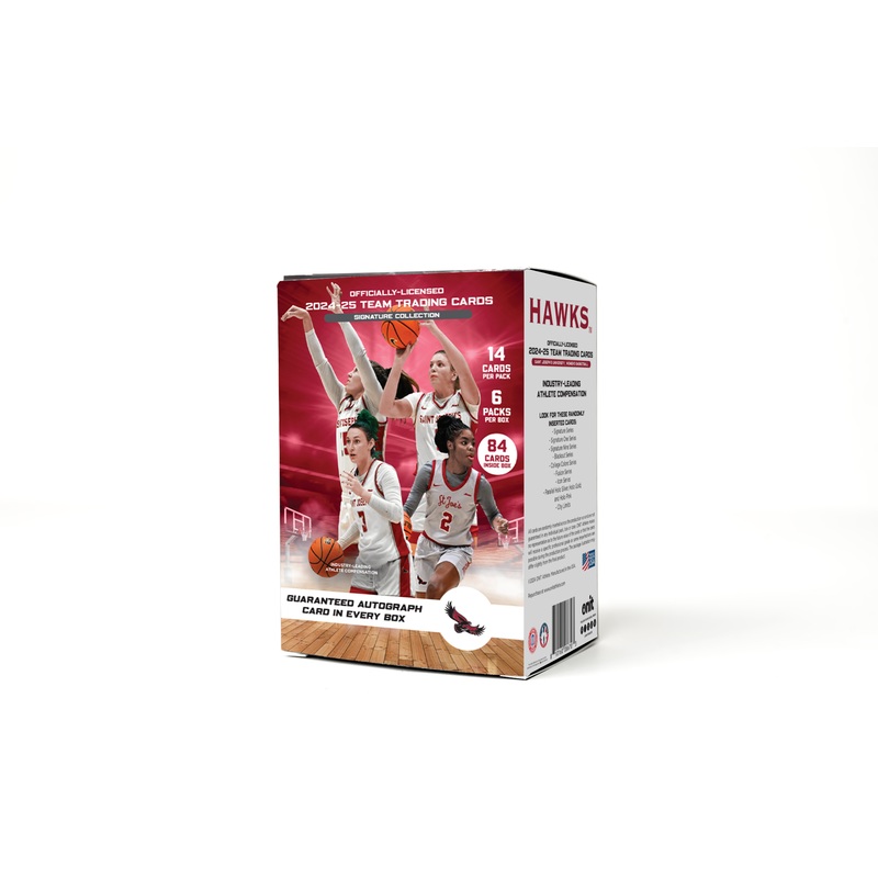 Saint Joseph’s University 2024-25 Women’s Basketball Trading Cards – Platinum Box with Guaranteed Autograph