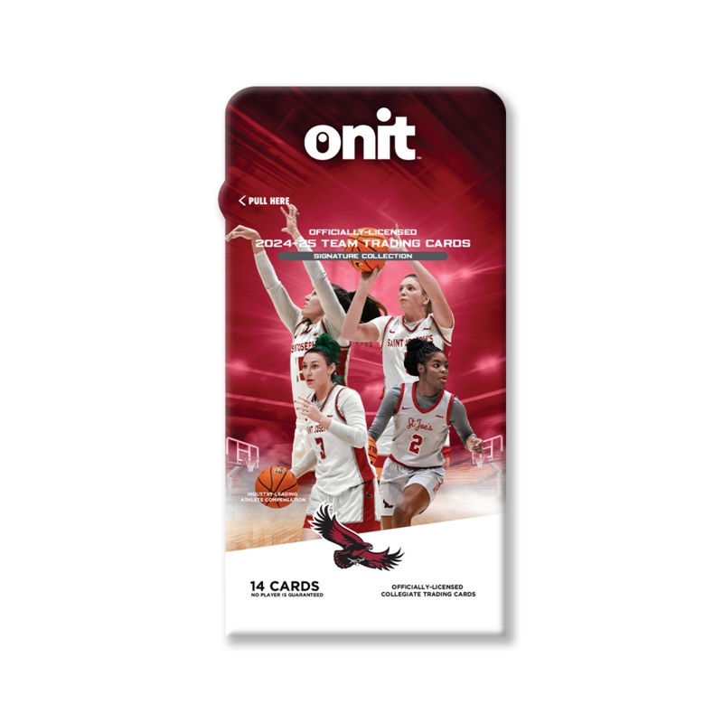 Saint Joseph’s University 2024-25 Women’s Basketball Trading Cards – Single Pack
