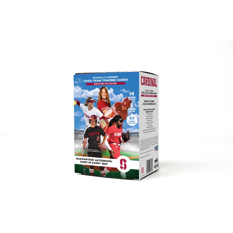 Stanford University 2025 Softball Trading Cards – Platinum Box with Guaranteed Autograph