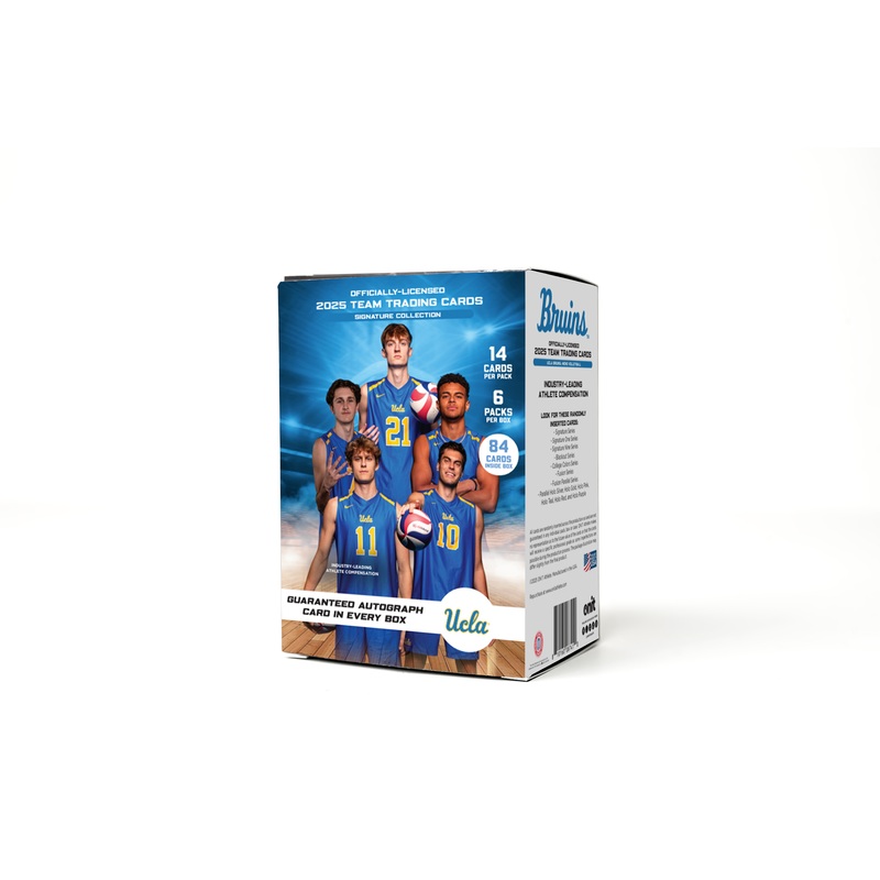 UCLA 2025 Men’s Volleyball Trading Cards – Platinum Box with Guaranteed Autograph