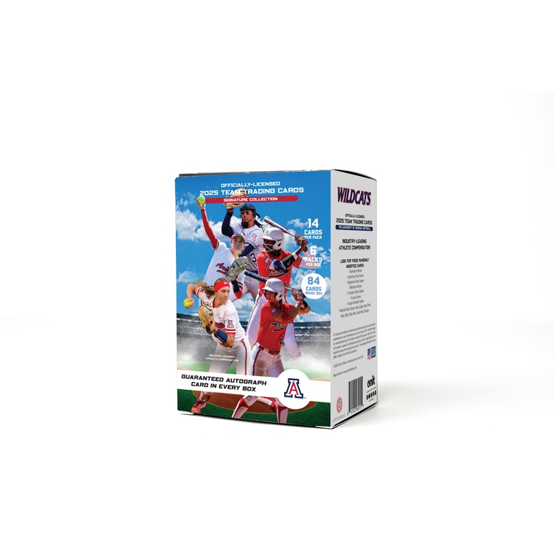 University of Arizona 2025 Softball Trading Cards – Platinum Box with Guaranteed Autograph