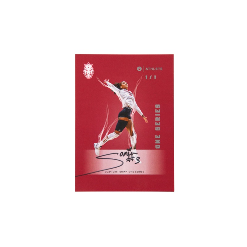 University of Arkansas 2024 Volleyball Trading Cards – Single Pack