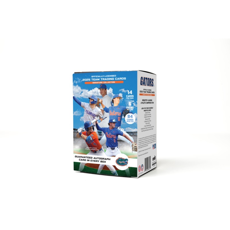 University of Florida 2025 Baseball Trading Cards – Platinum Box with Guaranteed Autograph