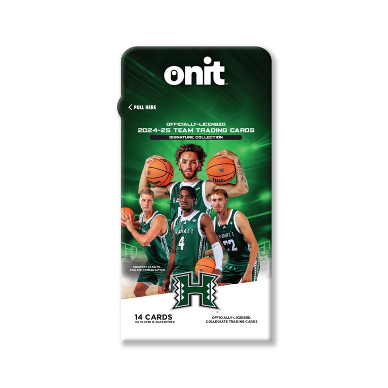 University Of Hawaii 2024-25 Men’s Basketball Trading Cards – Single Pack