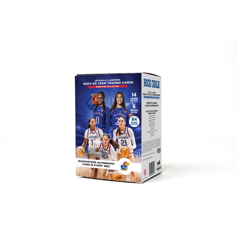 University of Kansas NIL Women’s Basketball – 2024-25 Signature Trading Cards – Platinum Box with Guaranteed Autograph