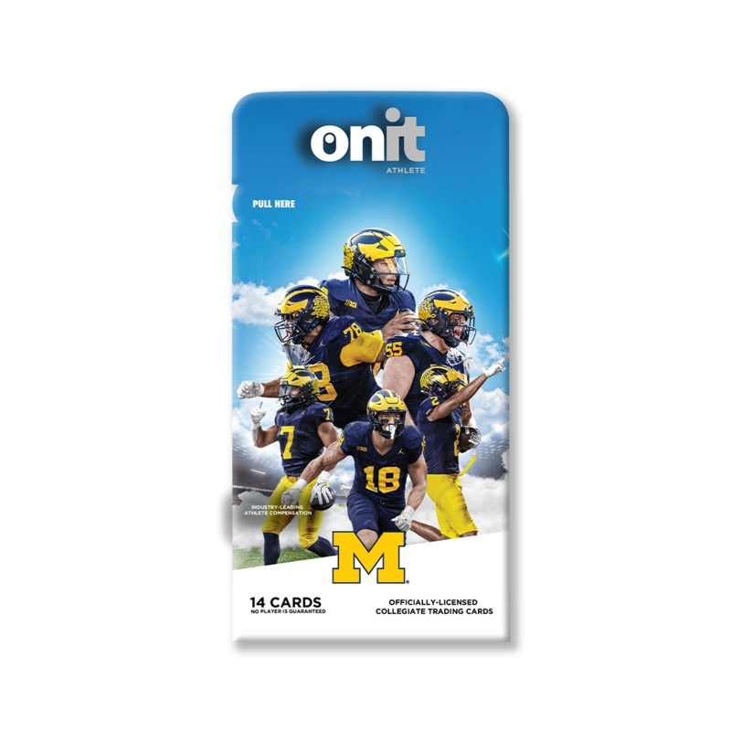 University of Michigan 2024 Football Trading Cards – Single Pack