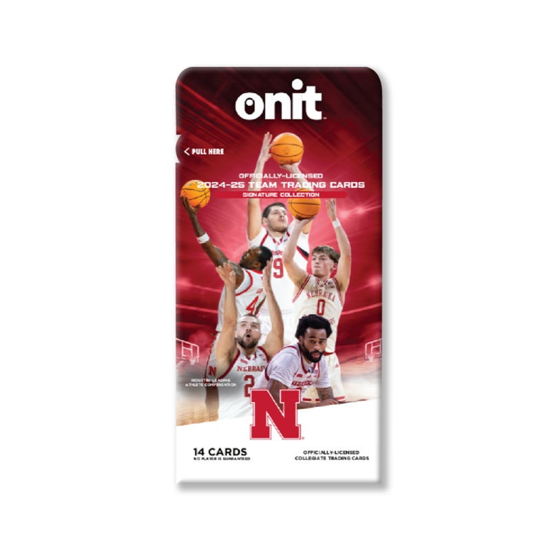 University of Nebraska 2024-2025 Men’s Basketball Trading Cards – Single Pack