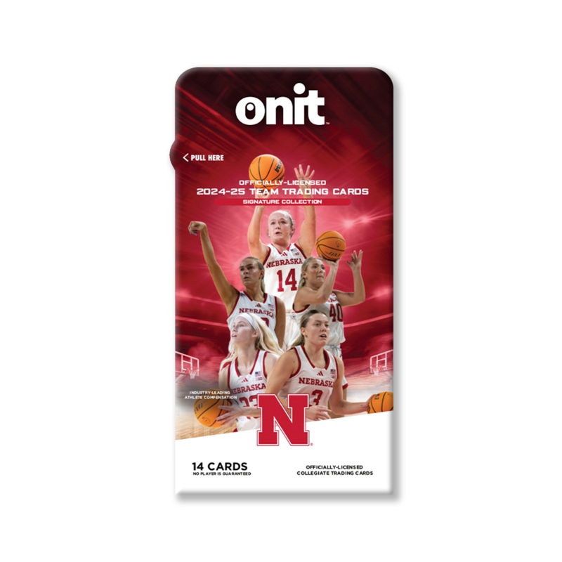 University of Nebraska 2024-2025 Women’s Basketball Trading Cards – Single Pack