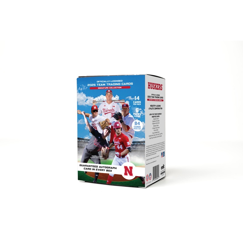 University of Nebraska 2025 Baseball Trading Cards – Platinum Box with Guaranteed Autograph