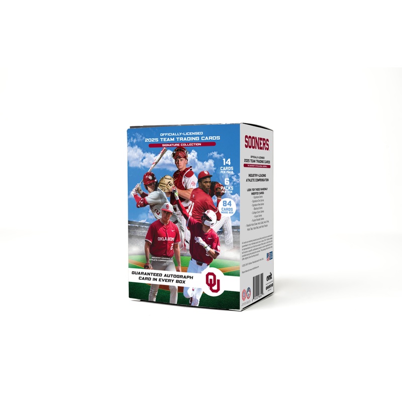 University of Oklahoma 2025 Baseball Trading Cards – Platinum Box with Guaranteed Autograph