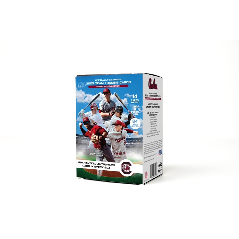 University of South Carolina 2025 Baseball Trading Cards – Platinum Box with Guaranteed Autograph