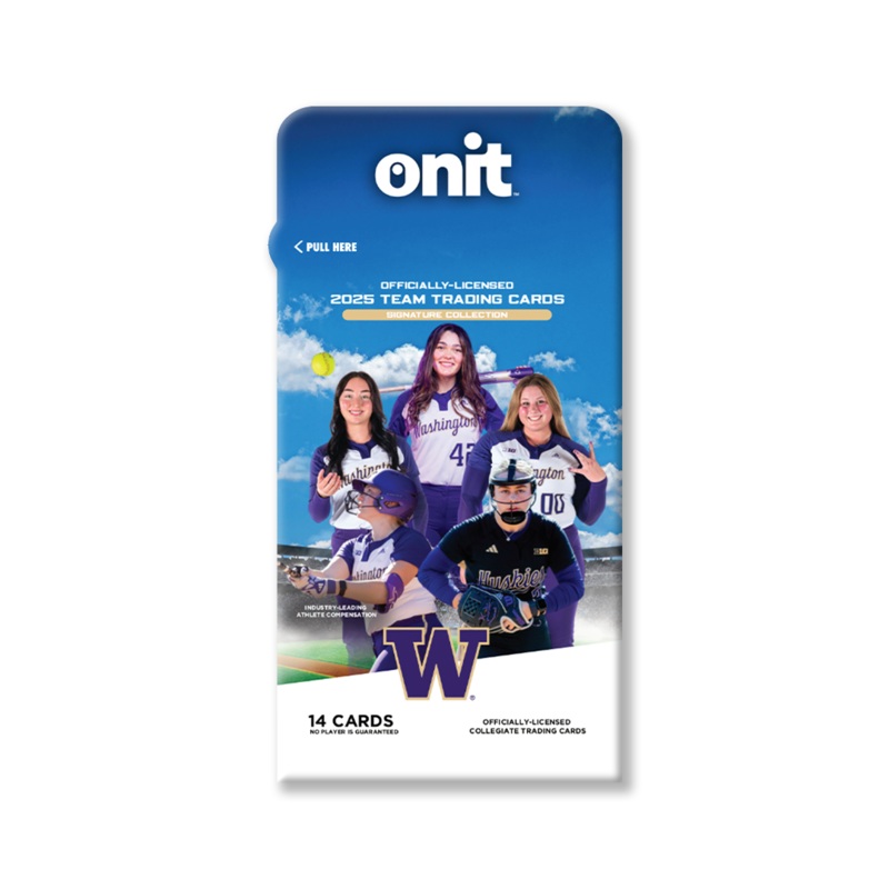 University of Washington 2025 Softball Trading Cards – Single Pack