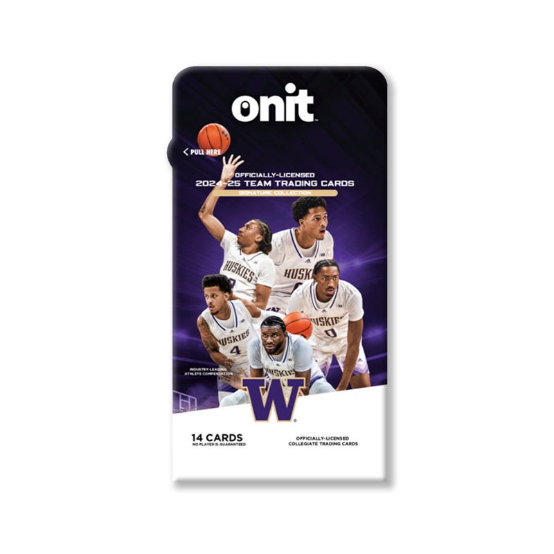 University of Washington NIL Men’s Basketball – 2024-25 Signature Trading Cards – Single Pack
