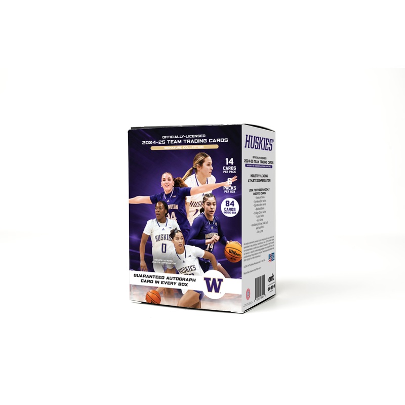 University of Washington  NIL Women’s Basketball – 2024-25 Signature Trading Cards – Platinum Box with Guaranteed Autograph