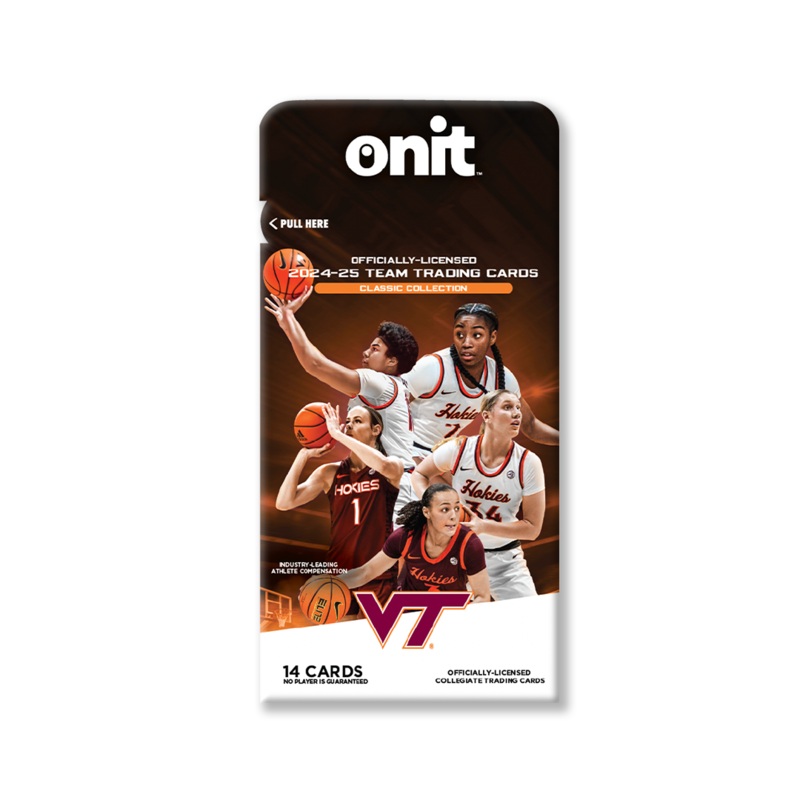 Virginia Tech 2024-25 Women’s Basketball Trading Cards – Single Pack