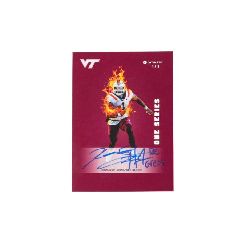 Virginia Tech 2024 Football Trading Cards – Single Pack