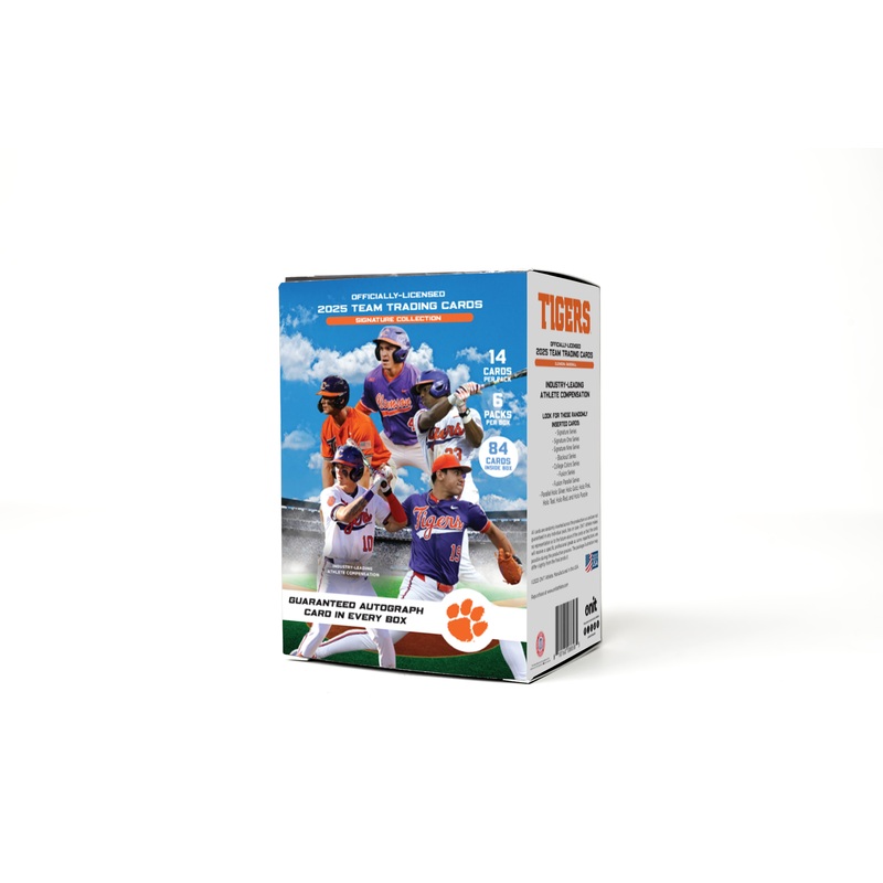 Clemson University 2025 Baseball Trading Cards – Platinum Box with Guaranteed Autograph