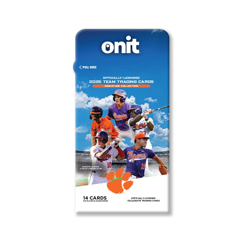Clemson University 2025 Baseball Trading Cards – Single Pack