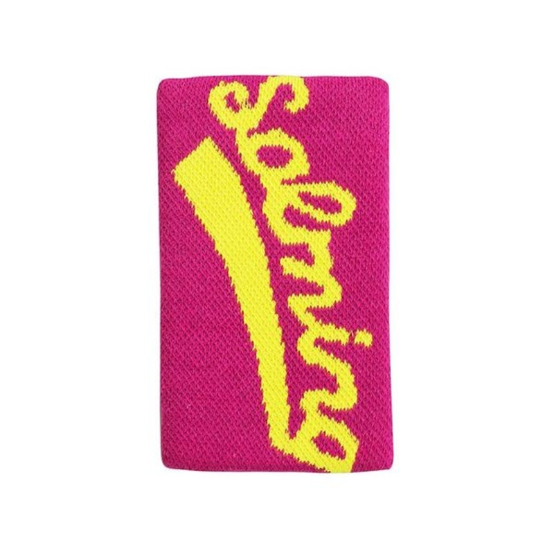 Salming Long Wristband|Diva Pink/Yellow