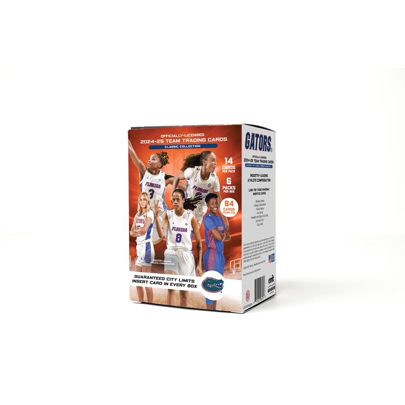 University of Florida 2024-2025 Women’s Basketball Trading Cards – Platinum Box with Guaranteed City Limits