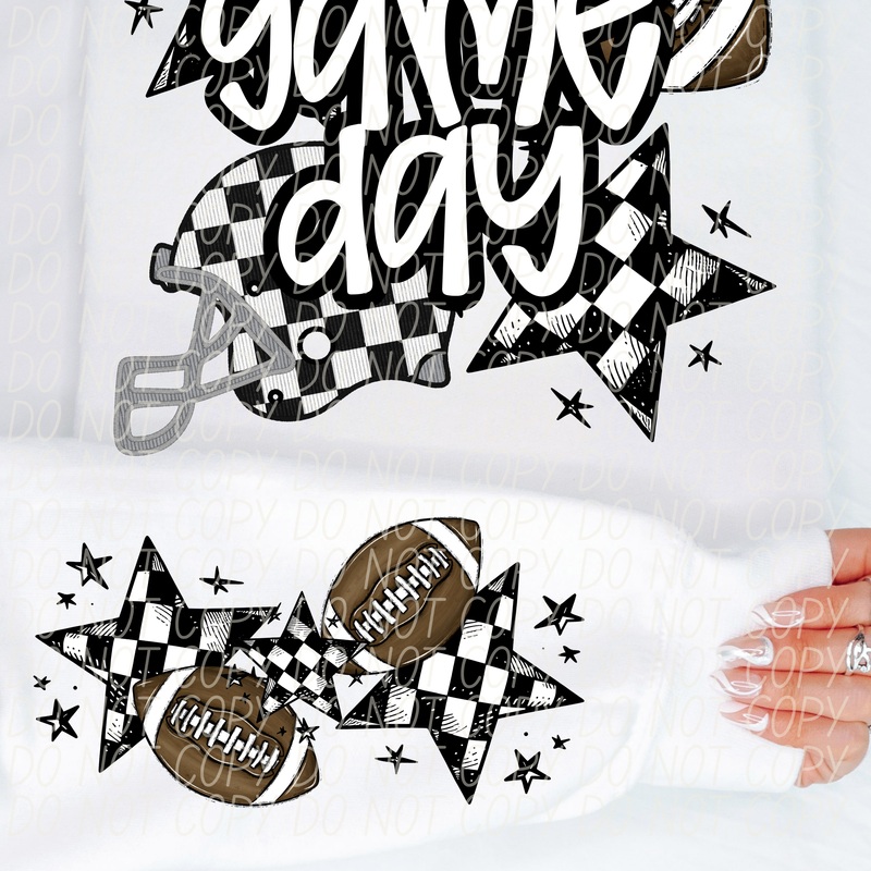 FOOTBALL GAME DAY WHITE|Youth|Adult