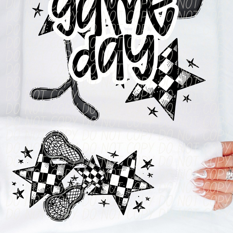 HOCKEY GAME DAY BLACK|Youth|Adult