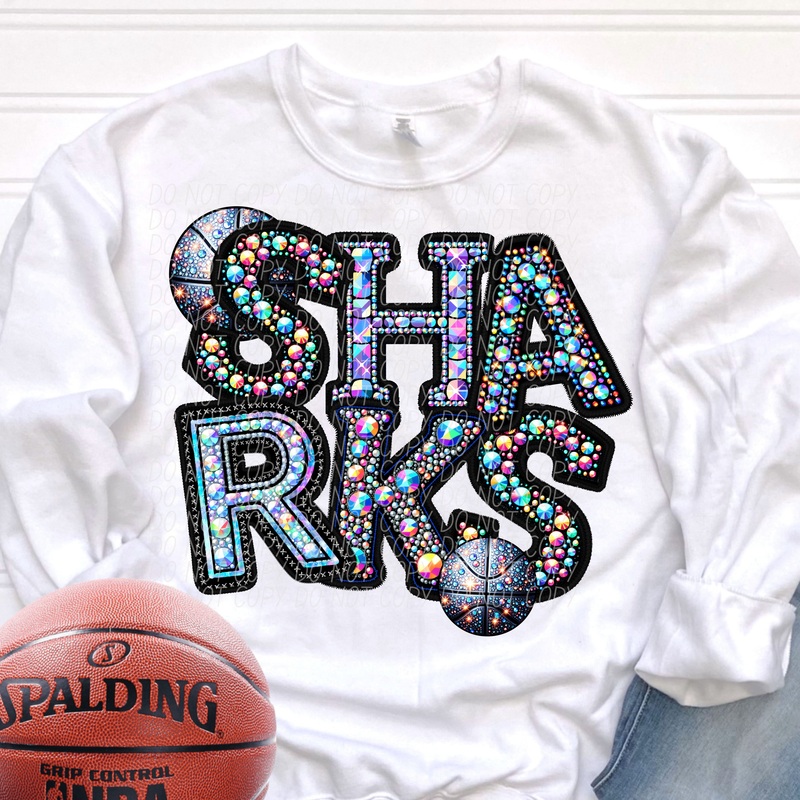 SHARKS|Infant|Toddler|Youth 8.5|Adult 11″|Adult 12″
