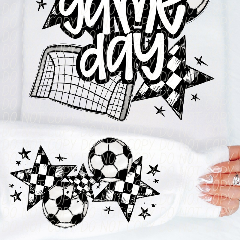 SOCCER GAME DAY WHITE|Youth|Adult
