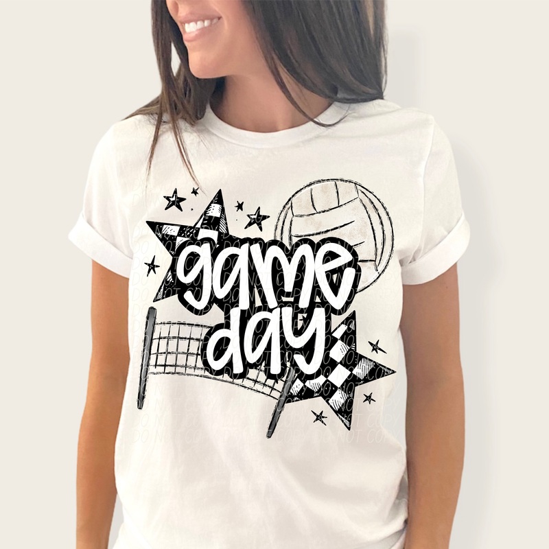VOLLEYBALL WHITE|Infant|Toddler|Youth 8.5|Adult 11″|Adult 12″
