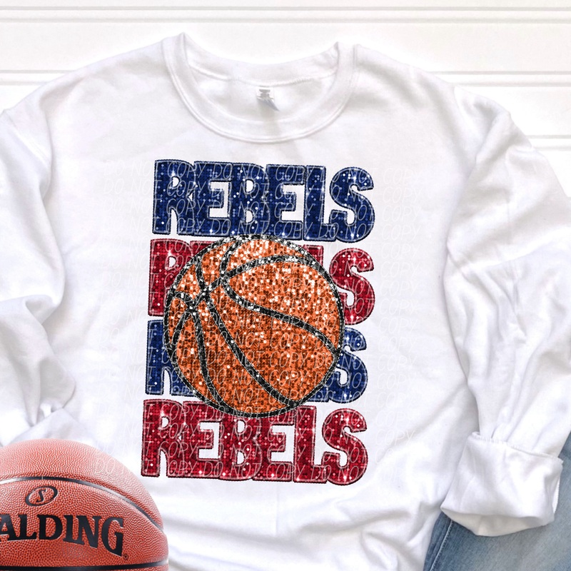 REBELS BLUE RED|Infant|Toddler|Youth 8.5|Adult 11″|Adult 12″