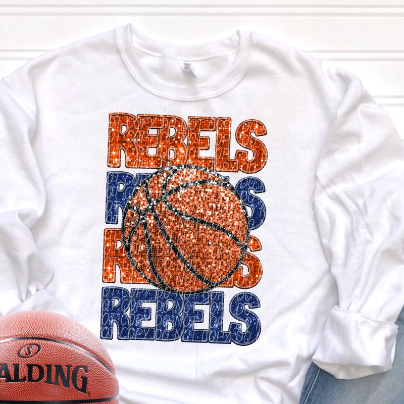 REBELS ORANGE BLUE|Infant|Toddler|Youth 8.5|Adult 11″|Adult 12″