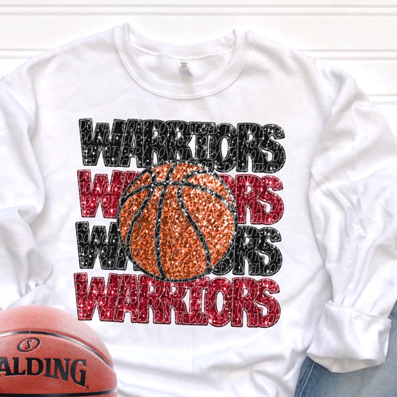 WARRIORS BLACK RED|Infant|Toddler|Youth 8.5|Adult 11″|Adult 12″