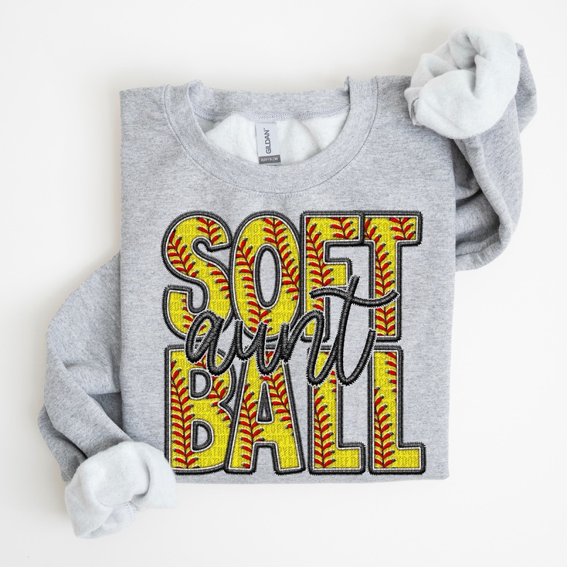 AUNT FAUX SOFTBALL|Pocket|Infant|Toddler|Youth|Adult 11″|Adult 12″