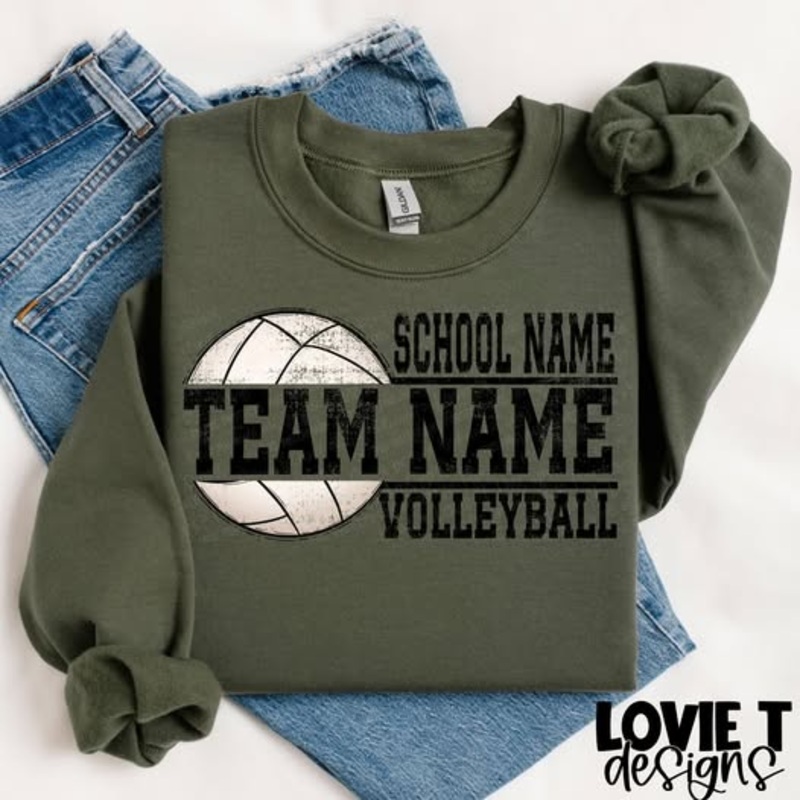 CUSTOM SPLIT VOLLEYBALL|Pocket 3.5″-4″|Infant|Toddler|Youth 8.5|Adult 11″|Adult 12″
