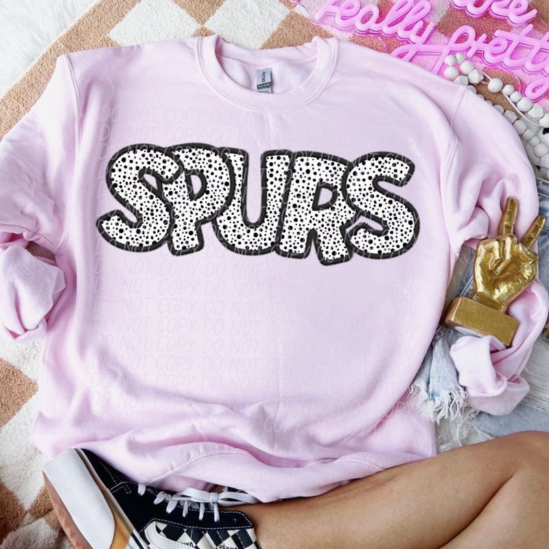 SPURS – POLKA DOT MASCOT|Pocket|Infant|Toddler|Youth|Adult 11″|Adult 12″