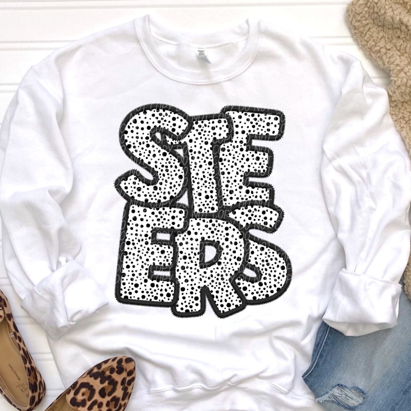 STEERS – POLKA DOT MASCOT|Pocket|Infant|Toddler|Youth|Adult 11″|Adult 12″