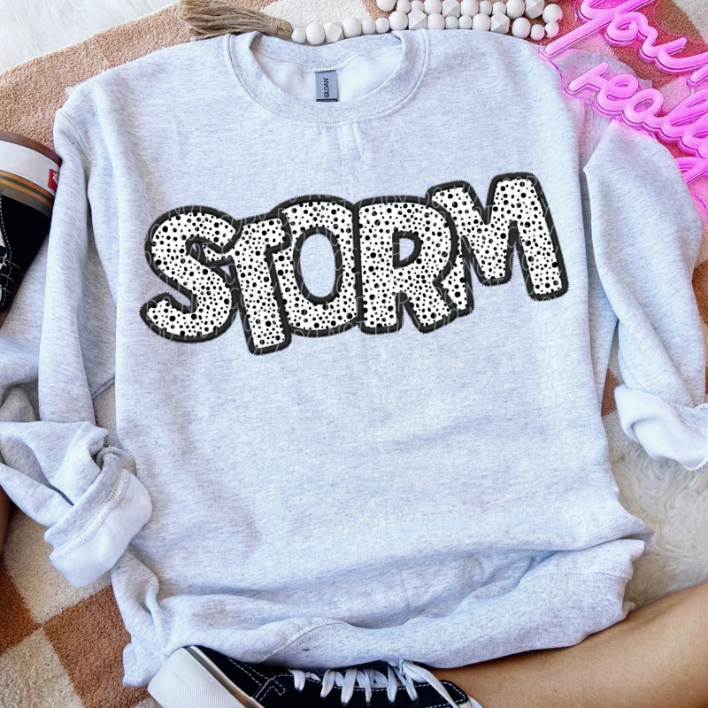 STORM – POLKA DOT MASCOT|Pocket|Infant|Toddler|Youth|Adult 11″|Adult 12″