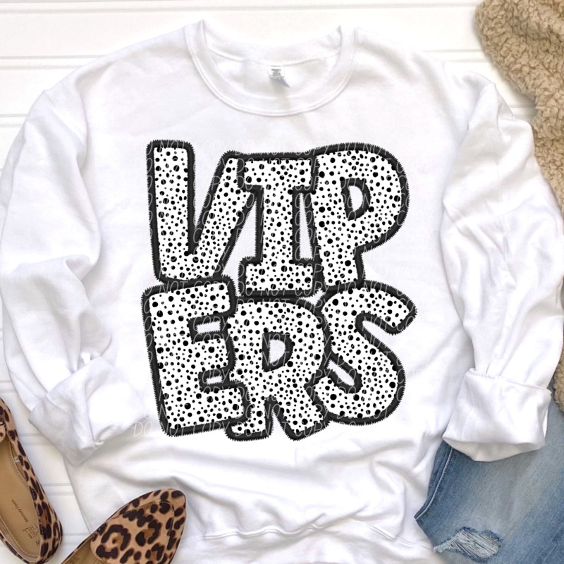 VIPERS – POLKA DOT MASCOT|Pocket|Infant|Toddler|Youth|Adult 11″|Adult 12″