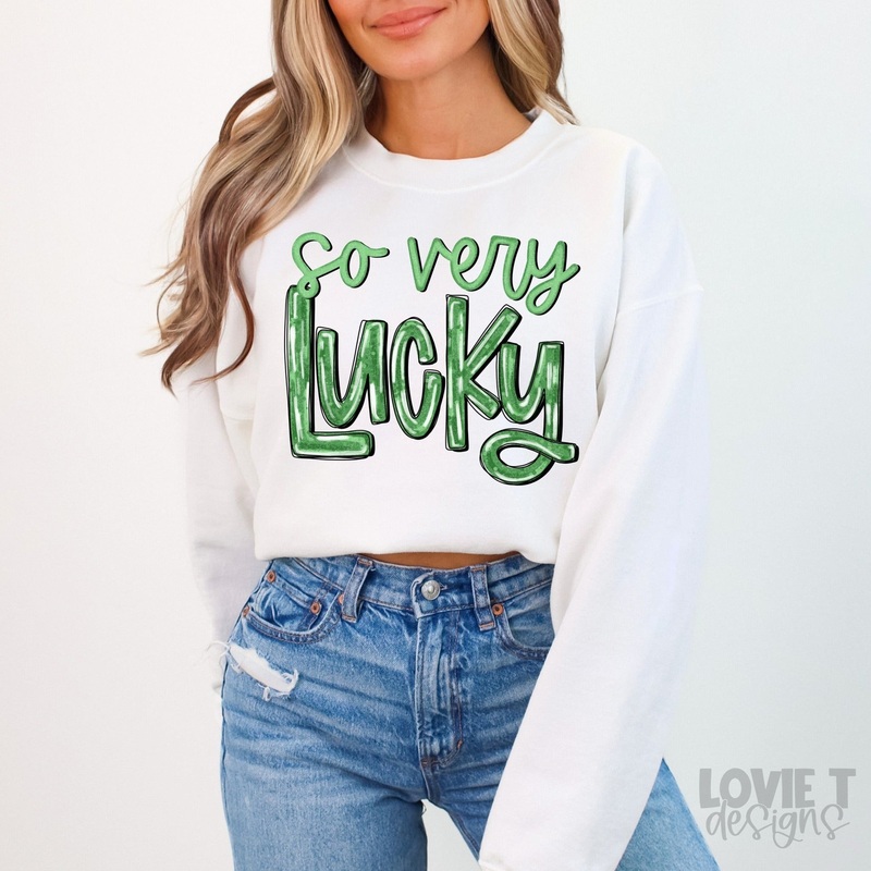 SO VERY LUCKY|Pocket 3.5″-4″|Infant|Toddler|Youth 8.5|Adult 11″|Adult 12″